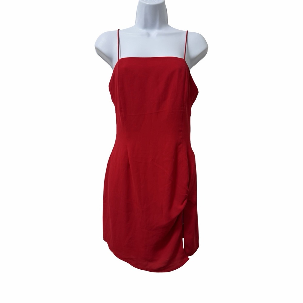 REVOLVE Superdown‎ Syrus Slit Mini Dress Size S Cherry Red Valentine Date Night